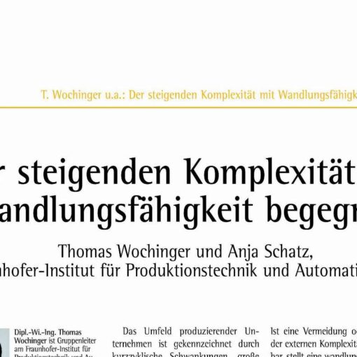 Encountering the Increasing Complexity by Changeability