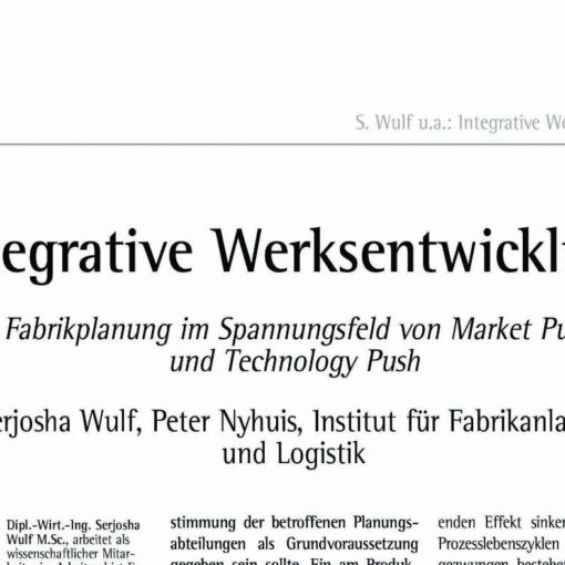 Integrative Werksentwicklung