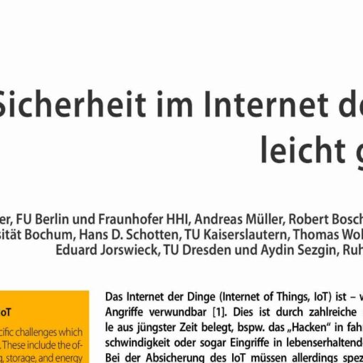 Security Made Easy for IoT