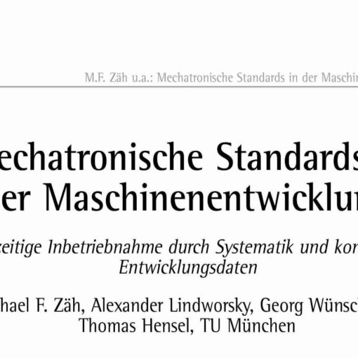 Mechatronic Standards in Machine Development ?