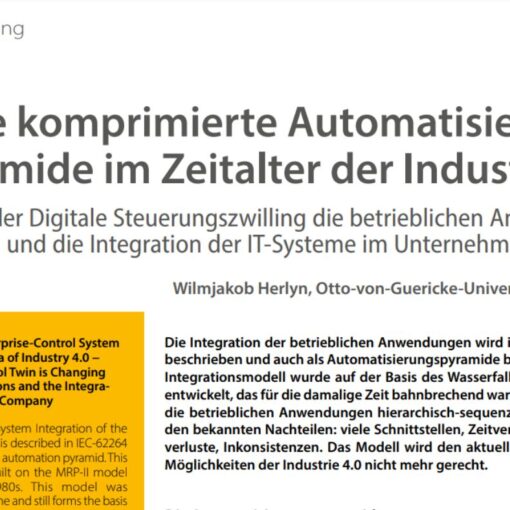 The Compressed Enterprise-Control System Integration and the Era of Industry 4.0