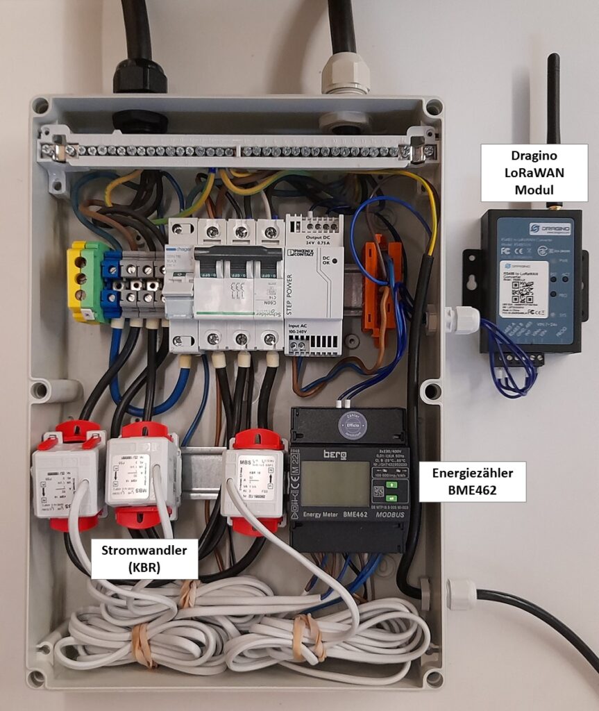 Mobiler Prototyp des Smart Meter Retrofit-Systems