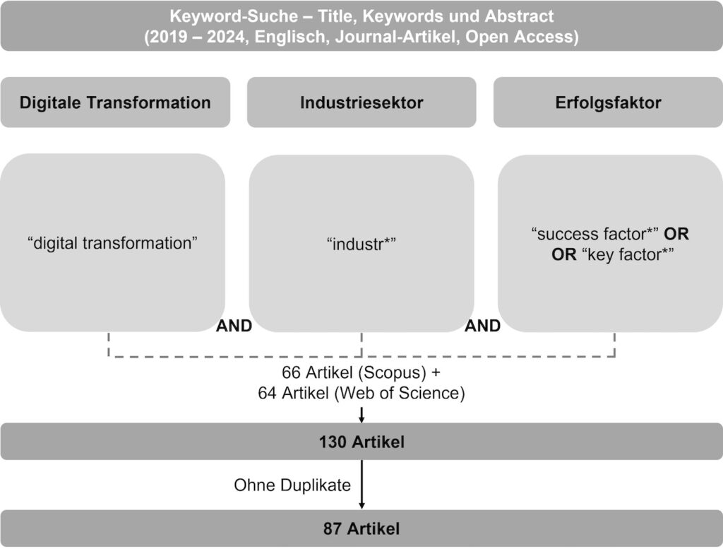 Überblick über die strukturierte Literaturrecherche, Transformation