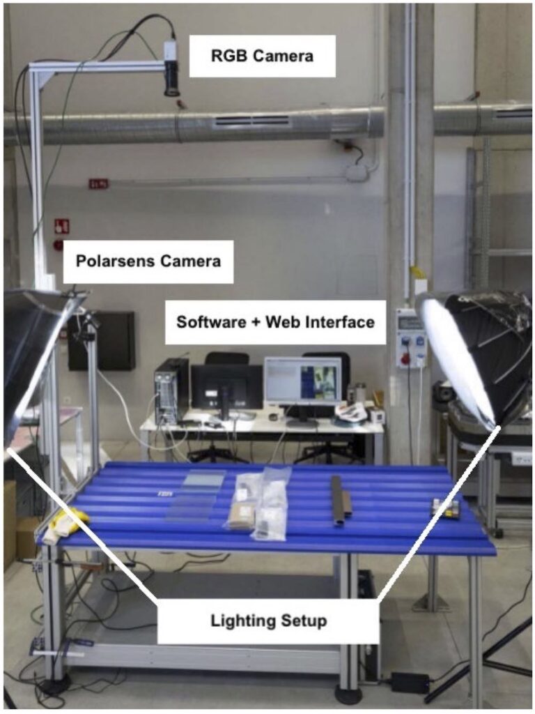 Figure 3: Prototype workstation setup for a pre-packaging task.