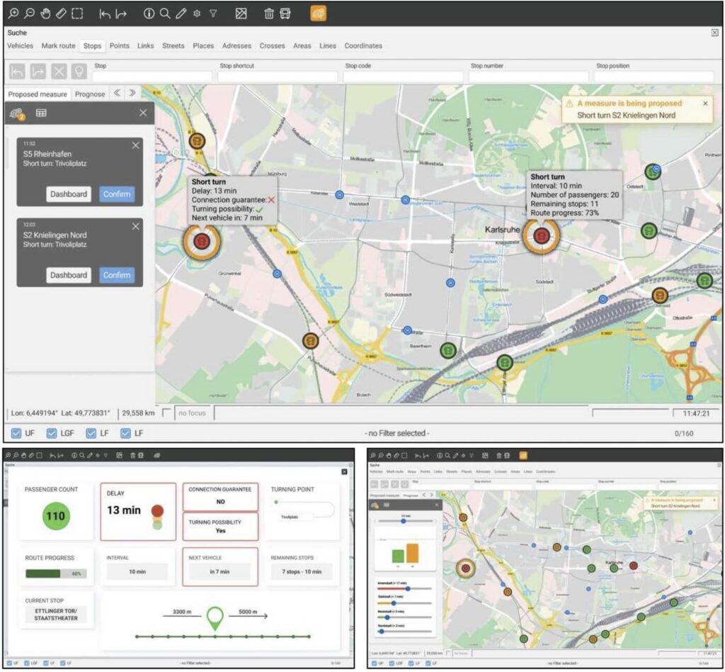 Figure 2: AI-based decision support in the Intermodal Traffic Control System.
