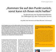 „Kommen Sie auf den Punkt zurück, sonst kann ich Ihnen nicht helfen“