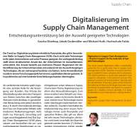 Digitalisierung im Supply Chain Management