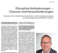 Disruptive Veränderungen – Chancen und Herausforderungen