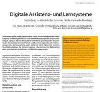 Digitale Assistenz- und Lernsysteme