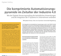 Die Automatisierungs­pyramide in der Industrie 4.0