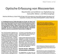 Optische Erfassung von Messwerten