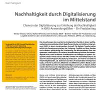 Nachhaltigkeit durch Digitalisierung im Mittelstand