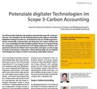 Potenziale digitaler Technologien im Scope 3-Carbon Accounting