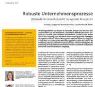 Robuste Unternehmensprozesse