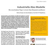 Industrielle Abo-Modelle