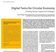Digital Twins for Circular Economy