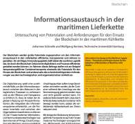 Informationsaustausch in der maritimen Lieferkette