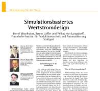 Simulationsbasiertes Wertstromdesign
