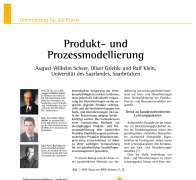 Produkt- und Prozessmodellierung