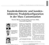 Customer-coherent and Customer-inherent Configuration in Mass Customization