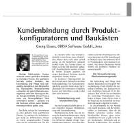 Kundenbindung durch Produktkonfiguratoren und Baukästen