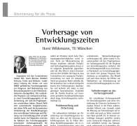 Vorhersage von Entwicklungszeiten