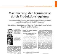 Maximierung der Termintreue durch Produktionsregelung