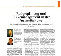 Budgetplanung und Risikomanagement in der Instandhaltung