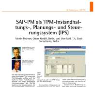 SAP-PM als TPM-Instandhaltungs-, Planungs- und Steuerungssystem (IPS)