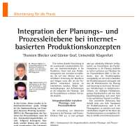 Internetbasierte Produktionskonzepte