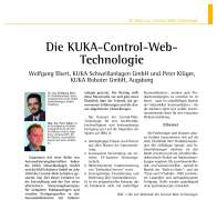 The KUKA Control Web Technology
