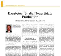 Bausteine für die IT-gestützte Produktion