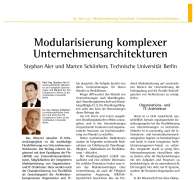 Modularisierung komplexer Unternehmensarchitekturen