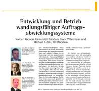 Entwicklung und Betrieb wandlungsfähiger Auftragsabwicklungssysteme