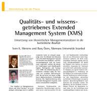 Quality and Knowledge-driven Extended Management System (XMS)