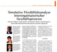 Simulative Flexibilitätsanalyse interorganisatorischer Geschäftsprozesse