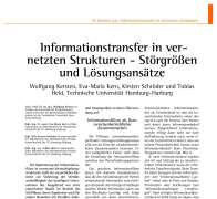 Informationstransfer in vernetzten Strukturen