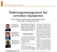 Änderungsmanagement bei verteilten Standorten