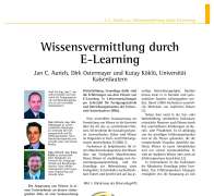 Wissensvermittlung durch E-Learning