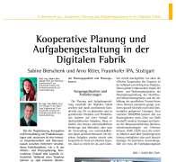 Kooperative Planung und Aufgabengestaltung in der Digitalen Fabrik