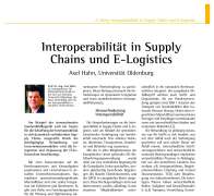 Interoperabilität in Supply Chains und E-Logistics