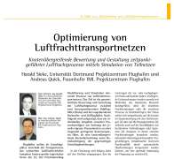 Optimierung von Luftfrachttransportnetzen