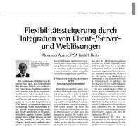 Flexibilitätssteigerung durch Integration von Client-/Server- und Weblösungen