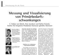 Messung und Visualisierung von Primärbedarfsschwankungen