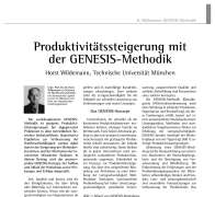 Produktivitätssteigerung mit der GENESIS-Methodik