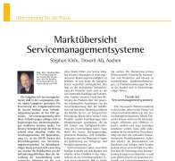 Market Survey of Service Management Systems