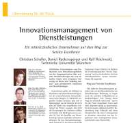 Management of Service Innovations