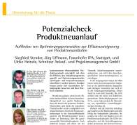 Potenzialcheck Produktneuanlauf