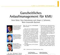 Ganzheitliches Anlaufmanagement für KMU
