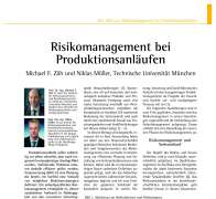 Risikomanagement bei Produktionsanläufen